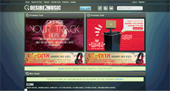 Desktop Screenshot of desire2music.net