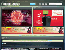 Tablet Screenshot of desire2music.net